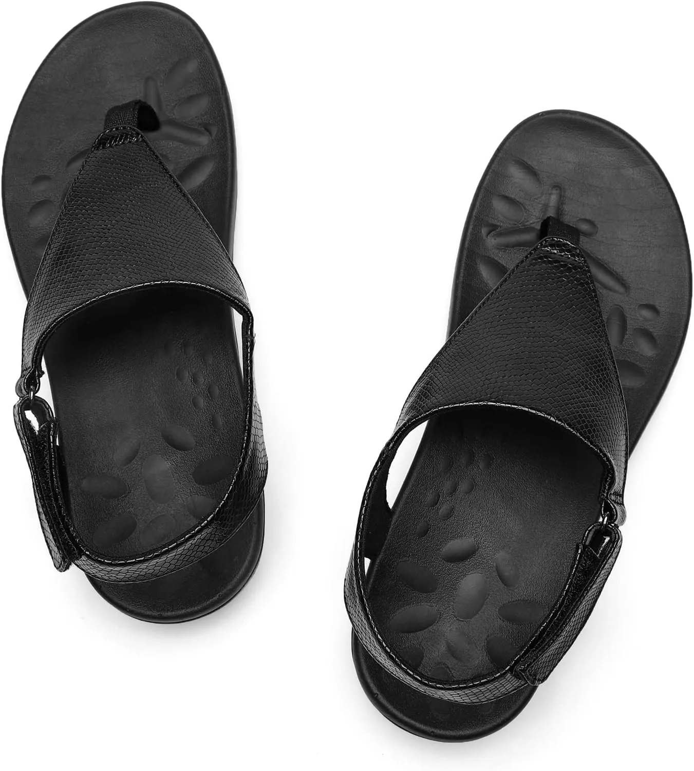 UTENAG Womens Arch Support Sandals Orthotic Adjustable Thong Flip Flops Shoes