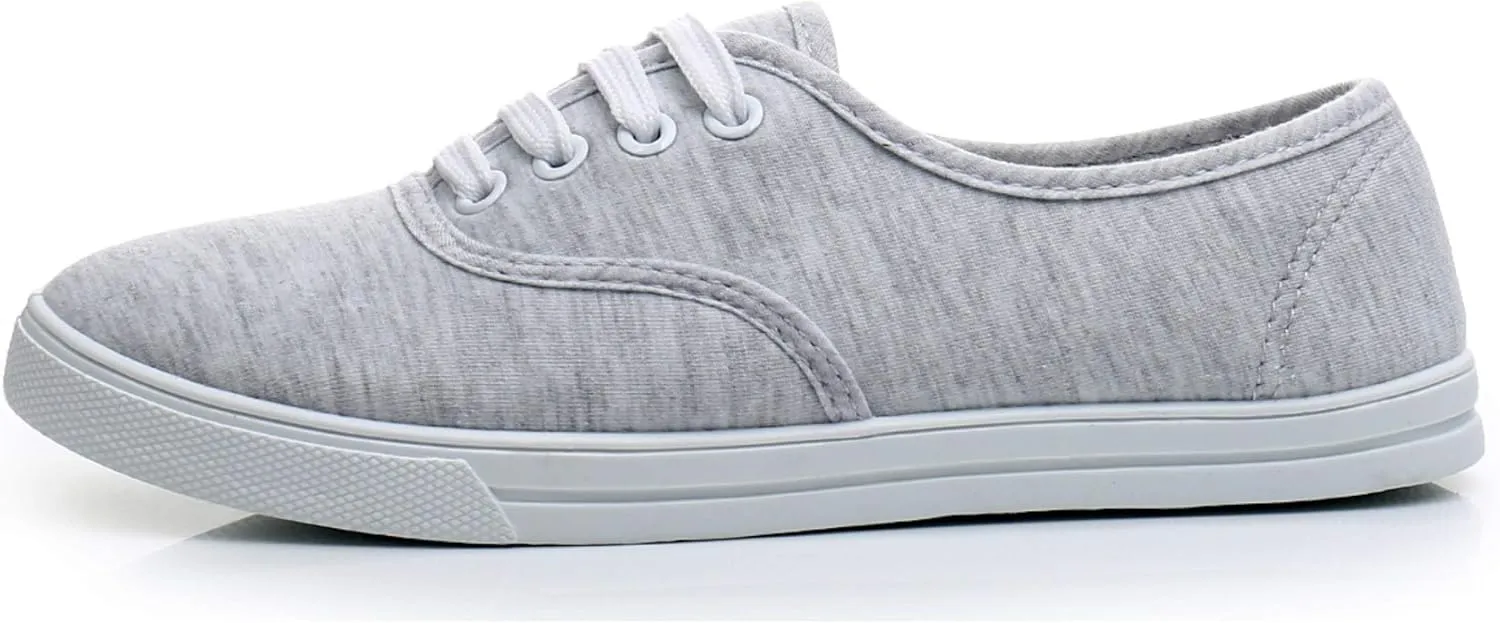 VenusCelia Women's Rainbow Canvas Lace Up SneakerⅡ