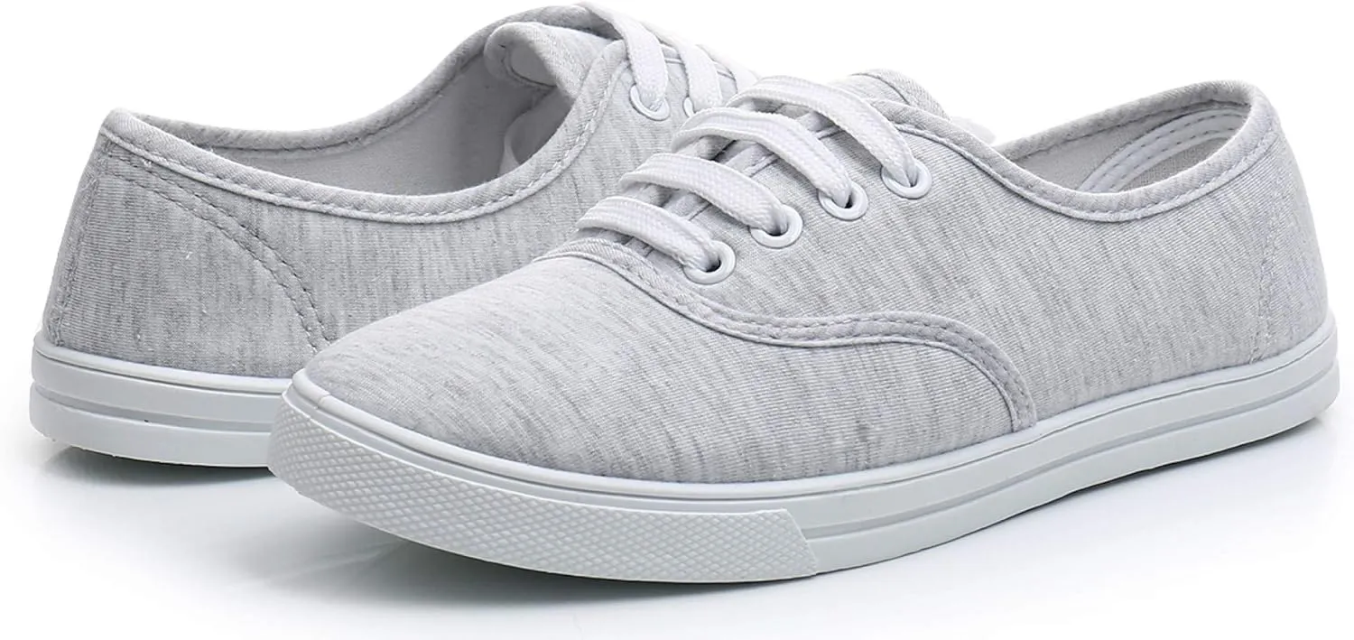VenusCelia Women's Rainbow Canvas Lace Up SneakerⅡ