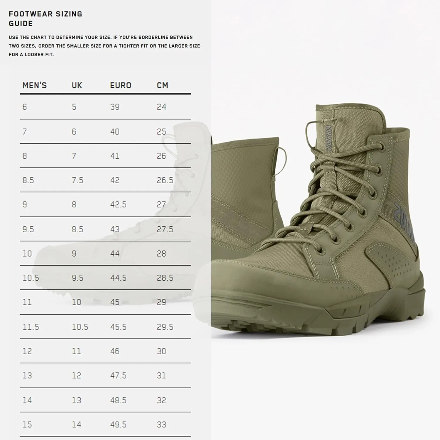 VIKTOS Men's Johnny Combat OPS Tactical Boots| Lightweight Water-Resistant Mid-Height Combat Boots with High-Volume Forefoot