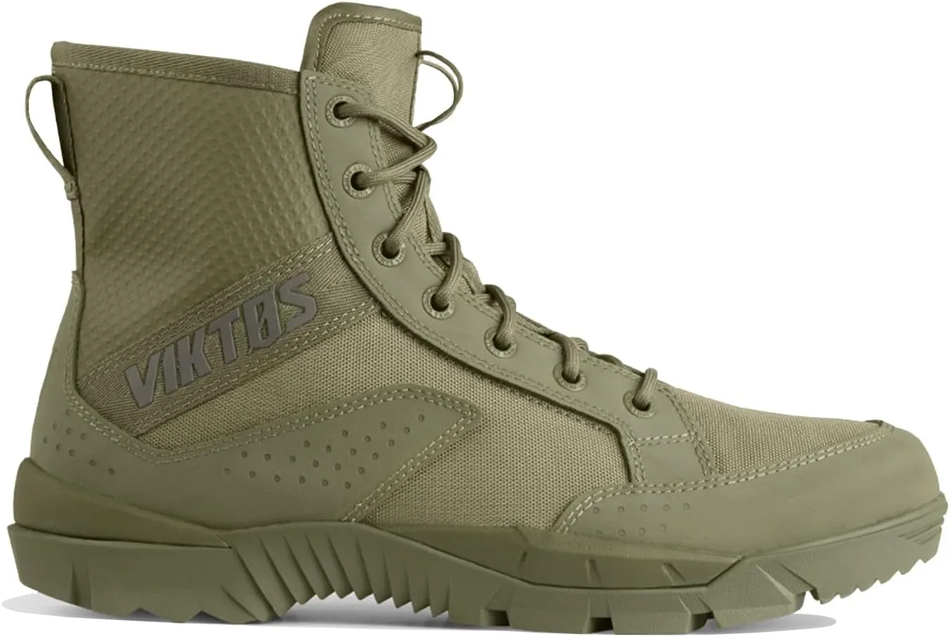 VIKTOS Men's Johnny Combat OPS Tactical Boots| Lightweight Water-Resistant Mid-Height Combat Boots with High-Volume Forefoot