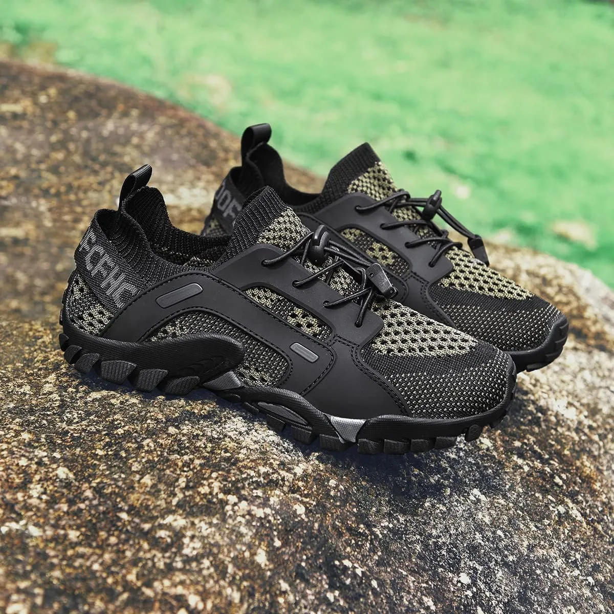 Water Shoes Mens Womens Hiking Shoes Beach Aqua Shoes Slip Resistant Lightweight Breathable Outdoor Walking Jogging Travel Trail Trekking Climbing Shoes