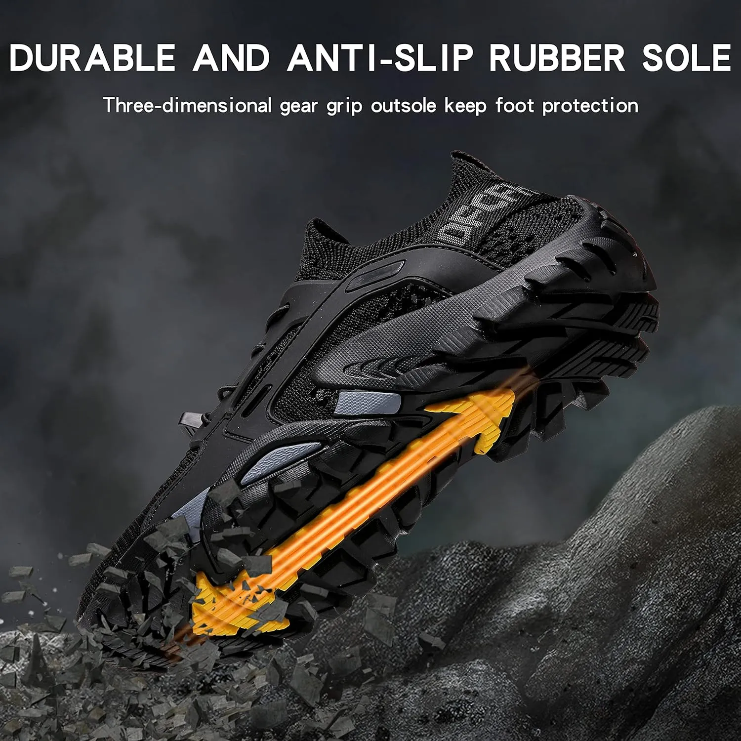 Water Shoes Mens Womens Hiking Shoes Beach Aqua Shoes Slip Resistant Lightweight Breathable Outdoor Walking Jogging Travel Trail Trekking Climbing Shoes