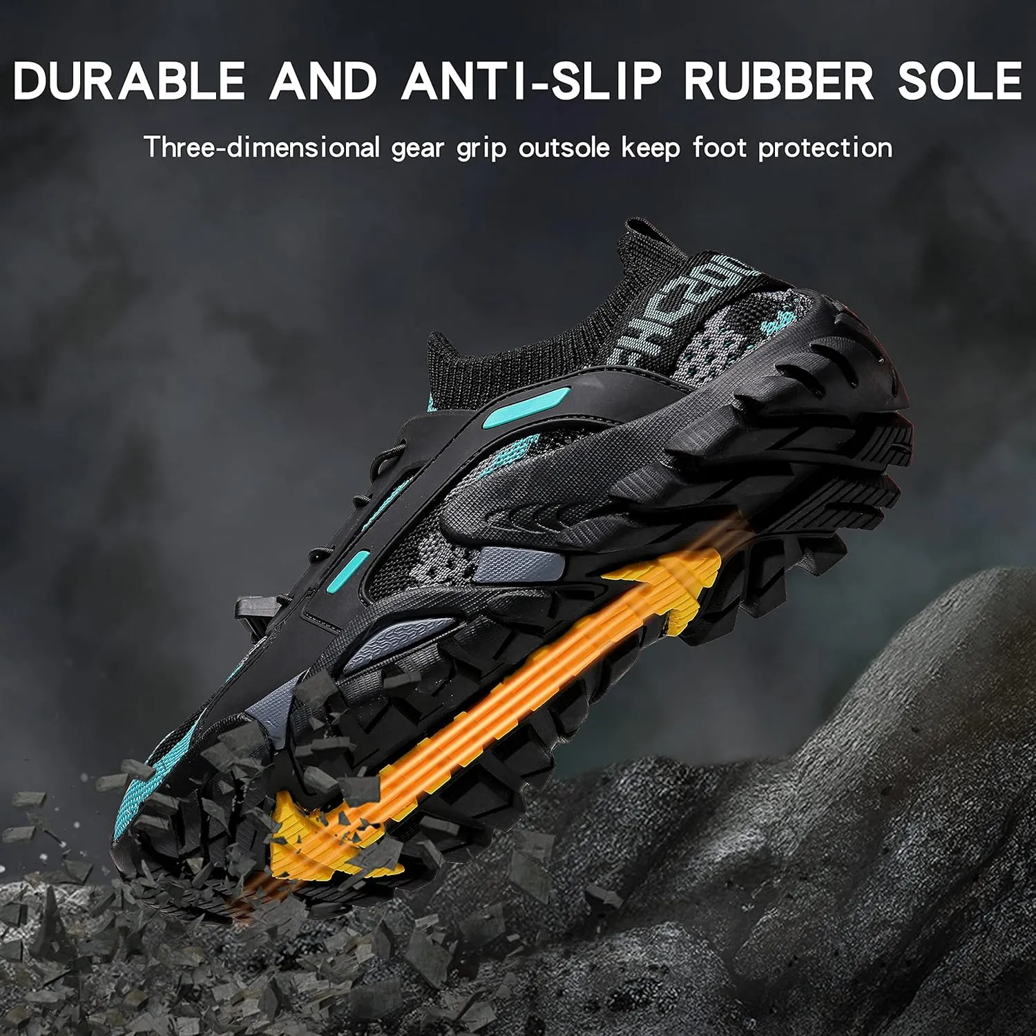 Water Shoes Mens Womens Hiking Shoes Beach Aqua Shoes Slip Resistant Lightweight Breathable Outdoor Walking Jogging Travel Trail Trekking Climbing Shoes