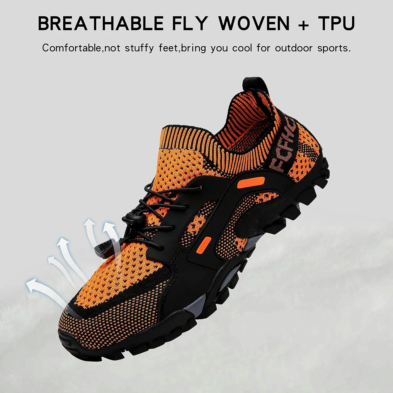 Water Shoes Mens Womens Hiking Shoes Beach Aqua Shoes Slip Resistant Lightweight Breathable Outdoor Walking Jogging Travel Trail Trekking Climbing Shoes