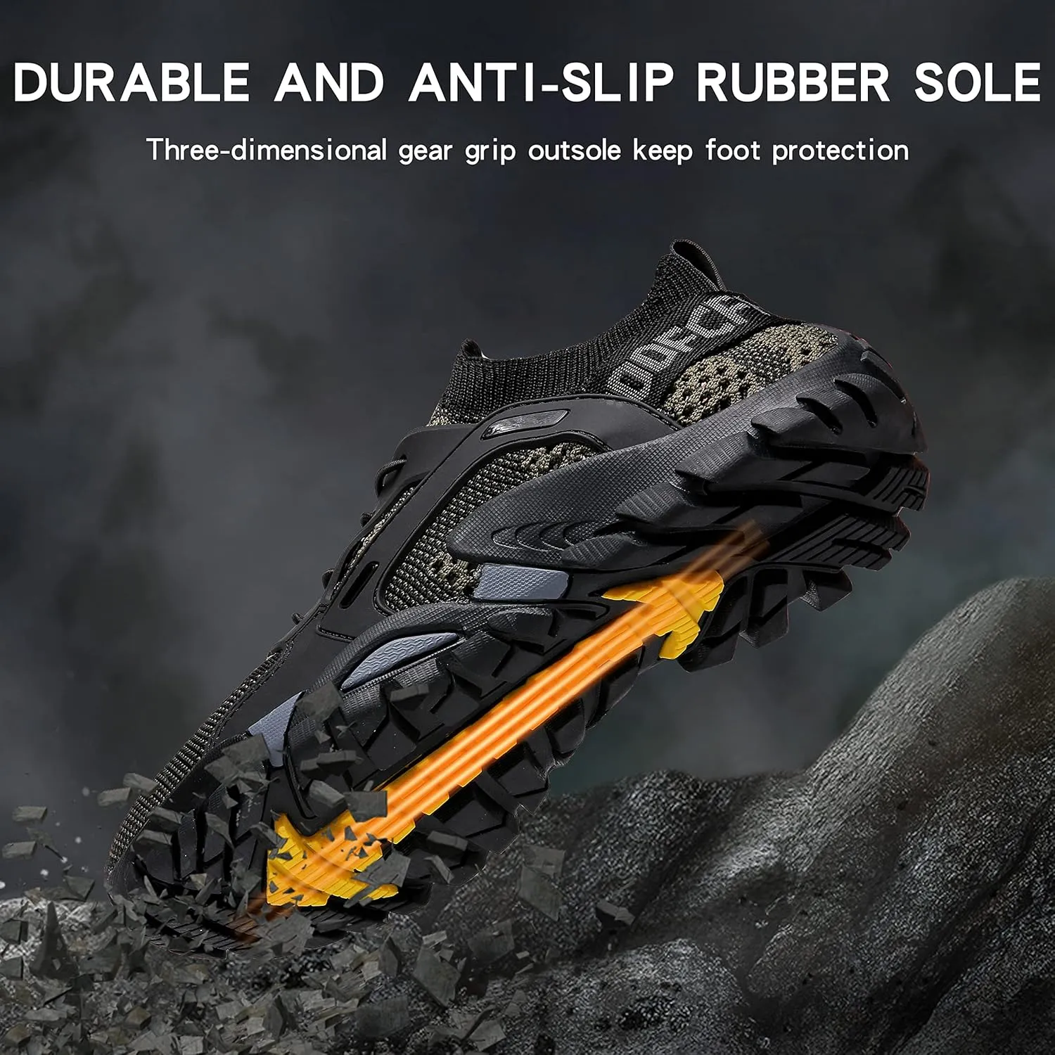 Water Shoes Mens Womens Hiking Shoes Beach Aqua Shoes Slip Resistant Lightweight Breathable Outdoor Walking Jogging Travel Trail Trekking Climbing Shoes