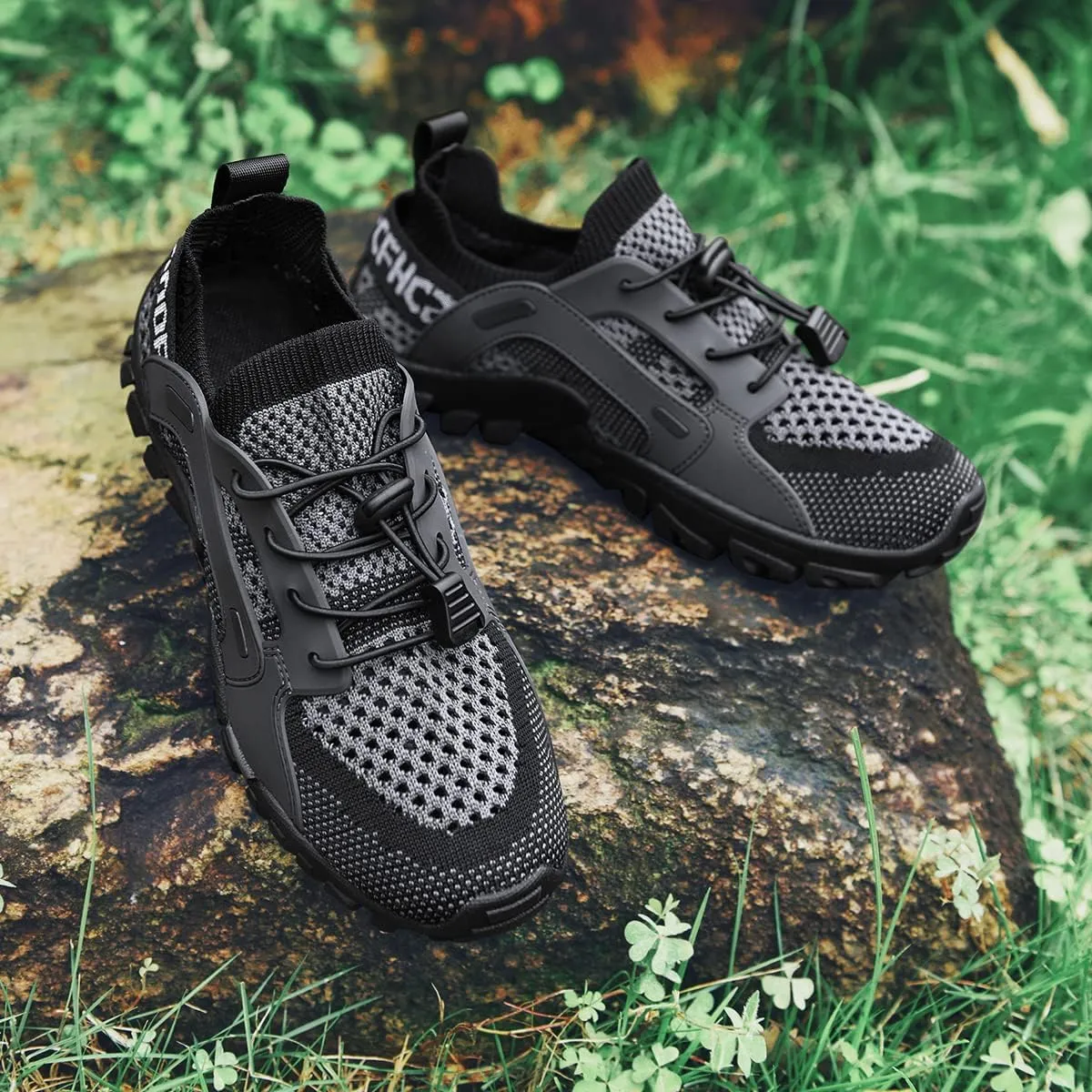 Water Shoes Mens Womens Hiking Shoes Beach Aqua Shoes Slip Resistant Lightweight Breathable Outdoor Walking Jogging Travel Trail Trekking Climbing Shoes