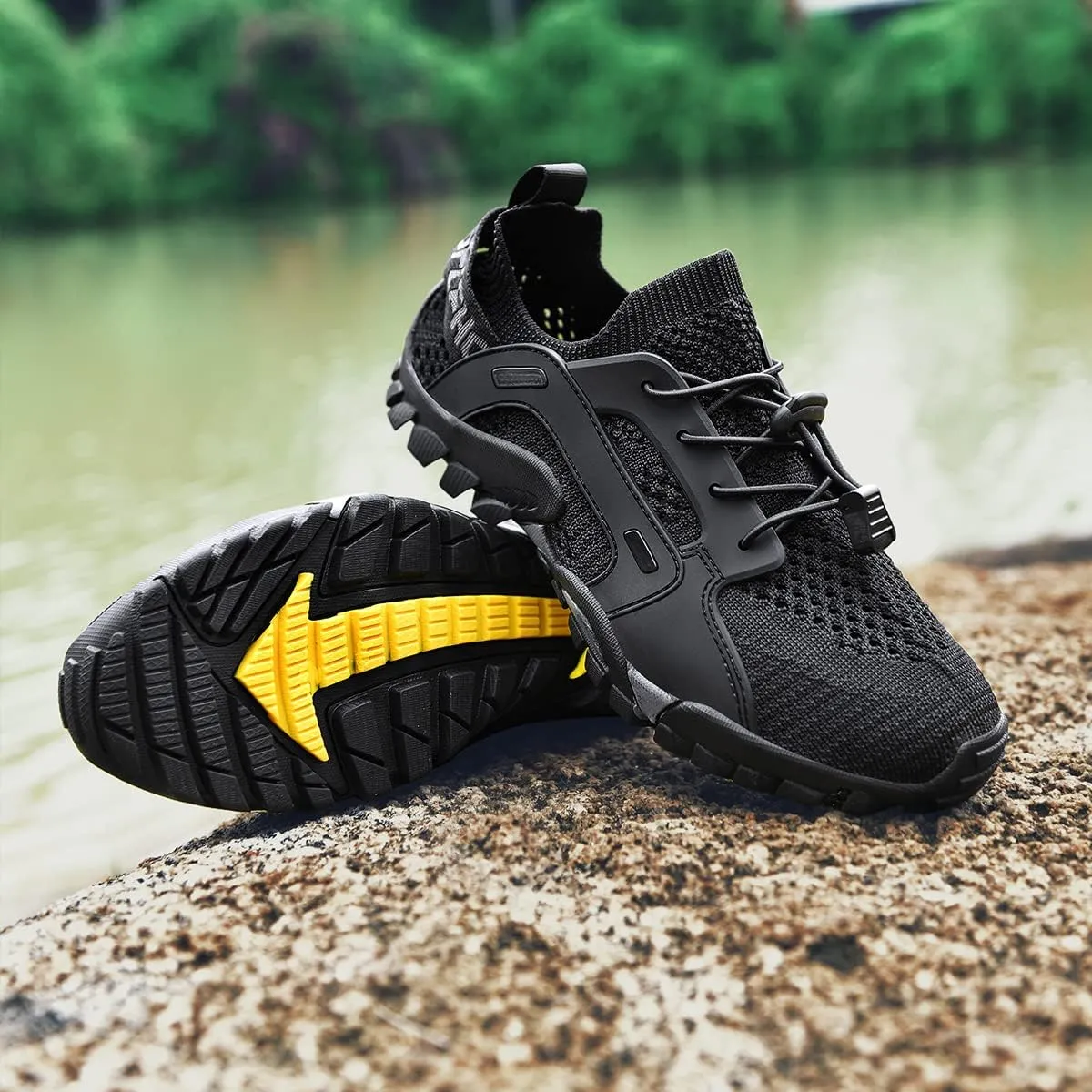 Water Shoes Mens Womens Hiking Shoes Beach Aqua Shoes Slip Resistant Lightweight Breathable Outdoor Walking Jogging Travel Trail Trekking Climbing Shoes