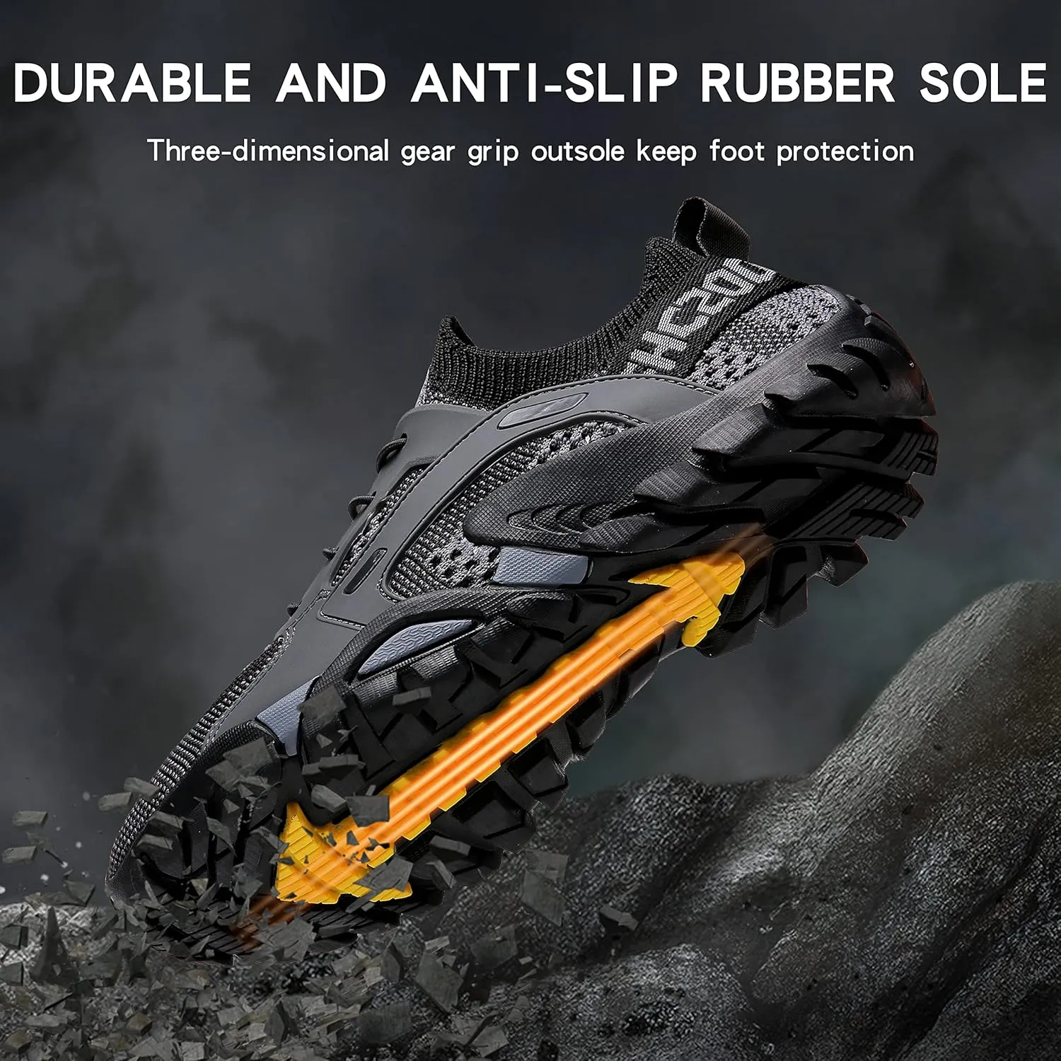 Water Shoes Mens Womens Hiking Shoes Beach Aqua Shoes Slip Resistant Lightweight Breathable Outdoor Walking Jogging Travel Trail Trekking Climbing Shoes