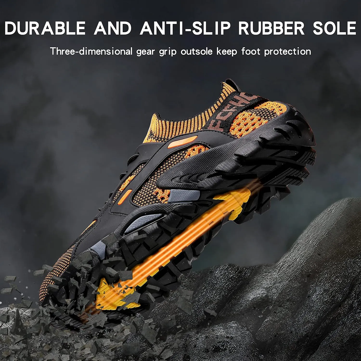 Water Shoes Mens Womens Hiking Shoes Beach Aqua Shoes Slip Resistant Lightweight Breathable Outdoor Walking Jogging Travel Trail Trekking Climbing Shoes