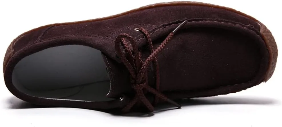 WERWAES Women’s Loafer Flats Shoes Casual Comfortable Lightweight Lace Up Moccasins Loafers Working Dreesy Non Slip on Shoes Womens