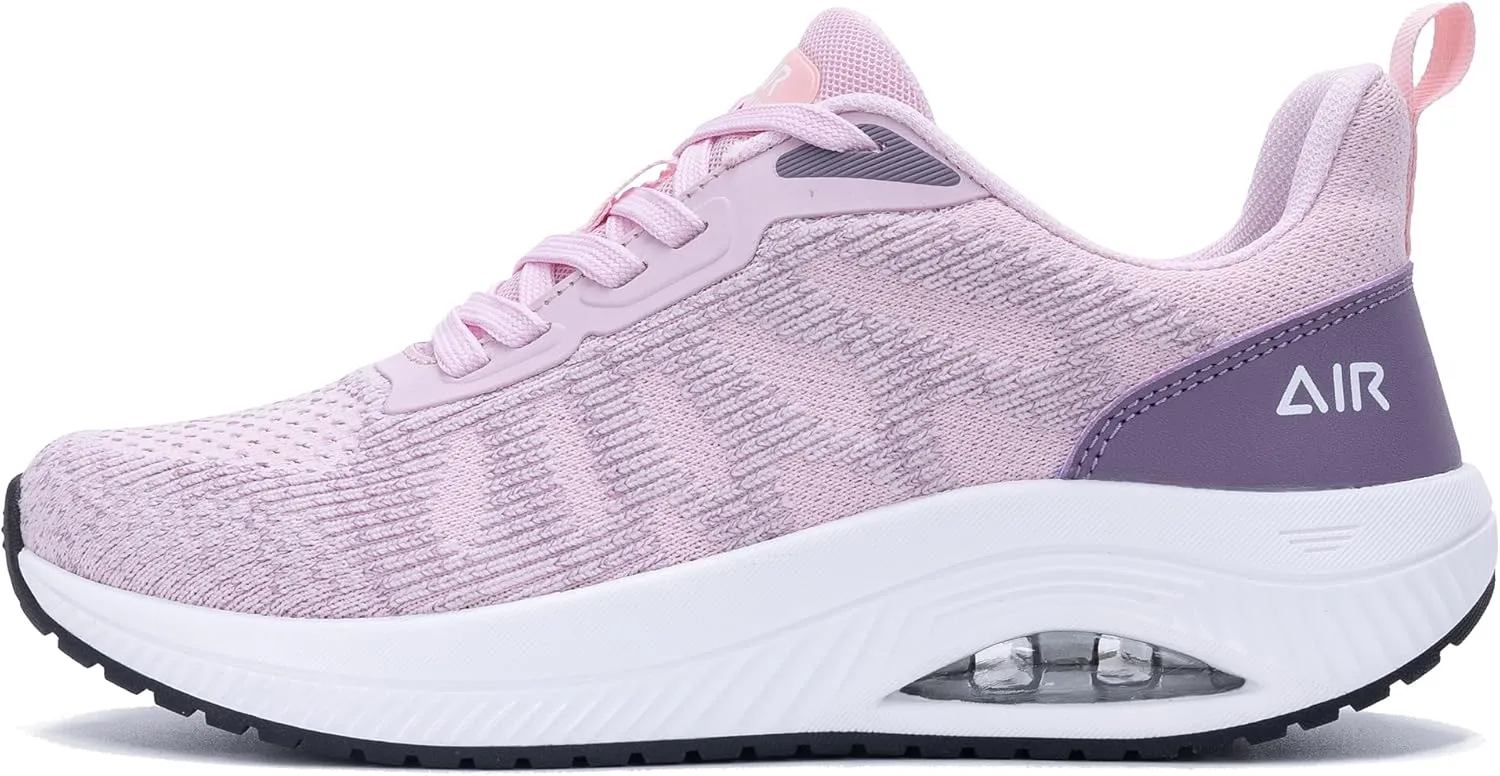 Women Arch Support Walking Shoes,Orthotic Non Slip Air Sneakers Comfort Working Shoes for Foot Pain Relief