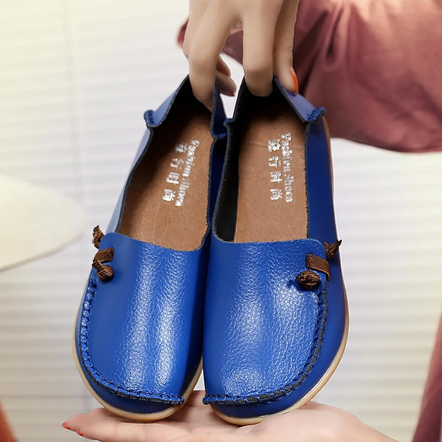 Womens Dress Shoes Fashion Sneakers for Women 2024 Mens Loafers Casual Slip On Casual Round Head Christmas Dress Shoes for Women Comfort Cute Casual Slip On Lightweight