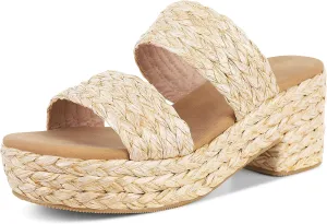 Women's Espadrilles Platform Sandals Wedges Slides Sandals Open Toe Fashion Summer Outdoor Beach Sandals
