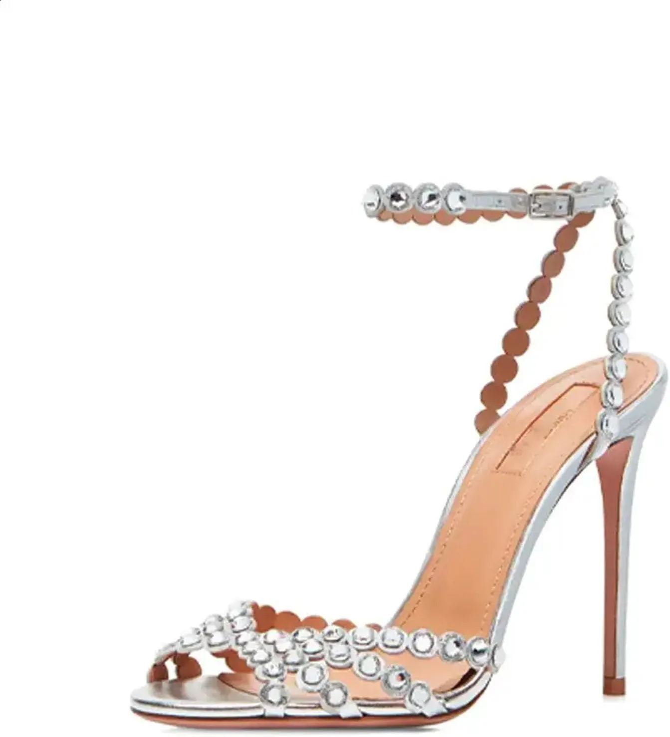Women's Plus Size Sandals, Round Toe Rhinestone Comfort