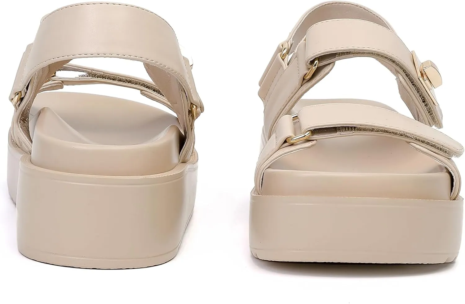 Womens Summer Sandals Casual Adjustable Arch Support Comfortable Thick Sole Flat Sandals