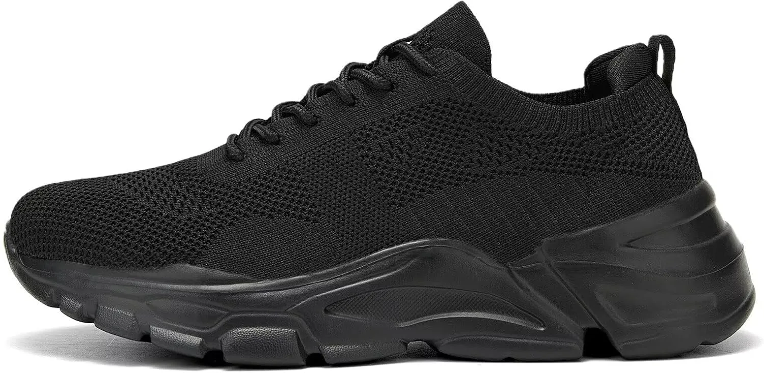 Womens Walking Shoes Non Slip Ladies Running Fashion Athletic Sneakers Work Gym Tennis Athletic Sports Comfort Breathable Lightweight Mesh Soft Sole