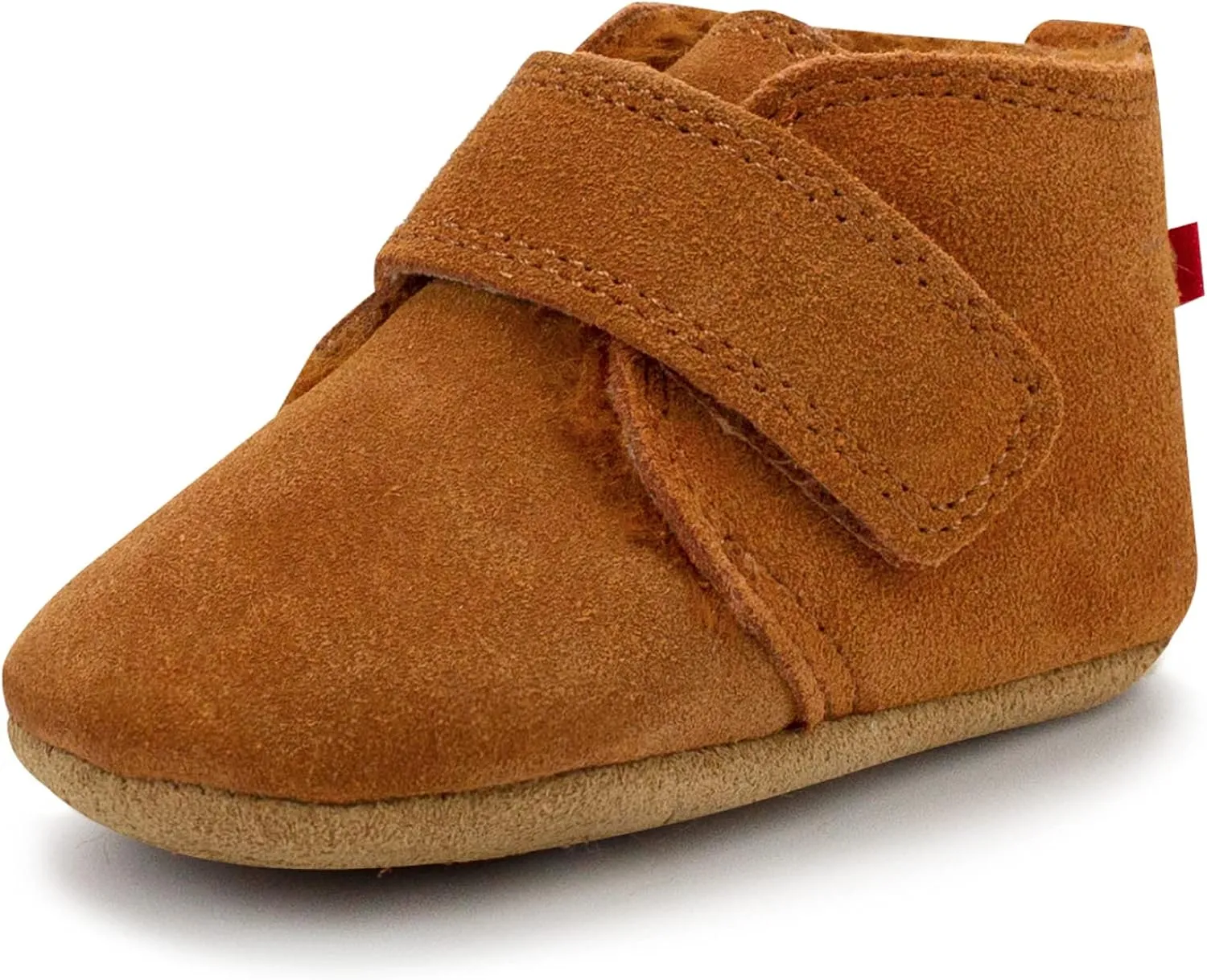 Zutano Unisex Baby Leather Shoes, Faux-Fur-Lined Booties, Winter Boots for Babies